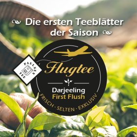 Flugtee 2026, Darjeeling First Flush, FTGFOP1, schwarzer Tee, Plantage Barnesbeg – DJ8