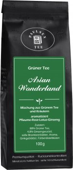 Asian Wonderland, grüner Tee