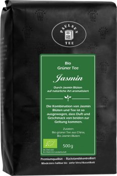 Bio Jasmin, grüner Tee