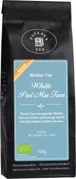 Bio White Pai Mu Tan, weißer Tee