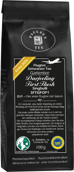 Flugtee 2026, Darjeeling First Flush, SFTGFOP1, Plantage Singbulli, –DJ1