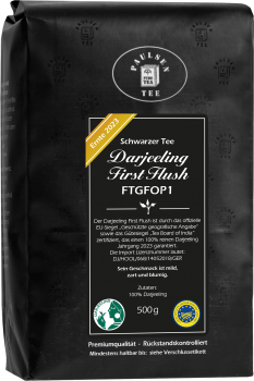 Darjeeling First Flush FTGFOP1, schwarzer Tee, Ernte 2023