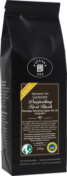 Geschenkkarton: 250g Darjeeling FF Plantage Namring Upper, 2025 und 250g Assam Second Flush, mit Magnetverschluss