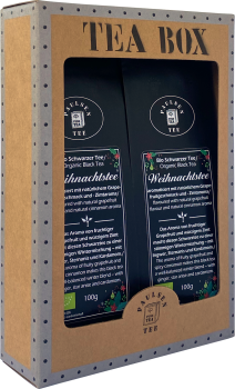 Bio schwarzer Weihnachtstee Set 2x 100g