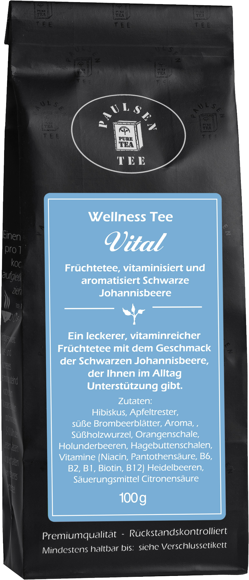 Wellnesstee Vital Tee kaufen - Früchtetee bestellen bei Paulsen