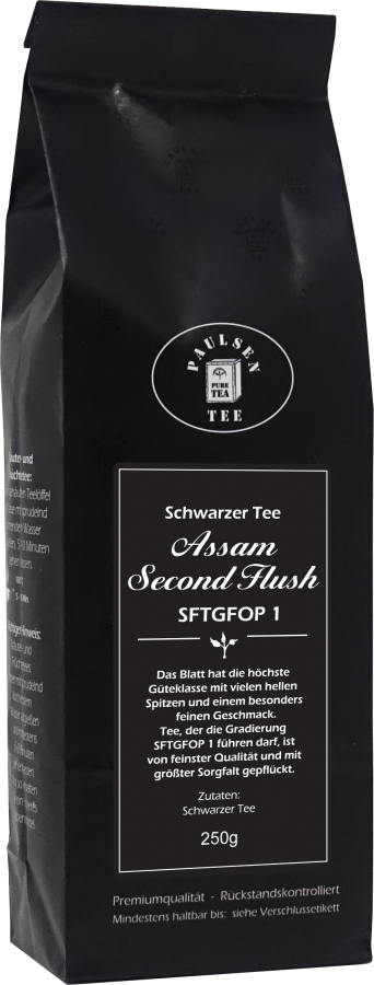 Geschenkkarton: 250g Darjeeling FF Plantage Namring Upper, 2025 und 250g Assam Second Flush, mit Magnetverschluss