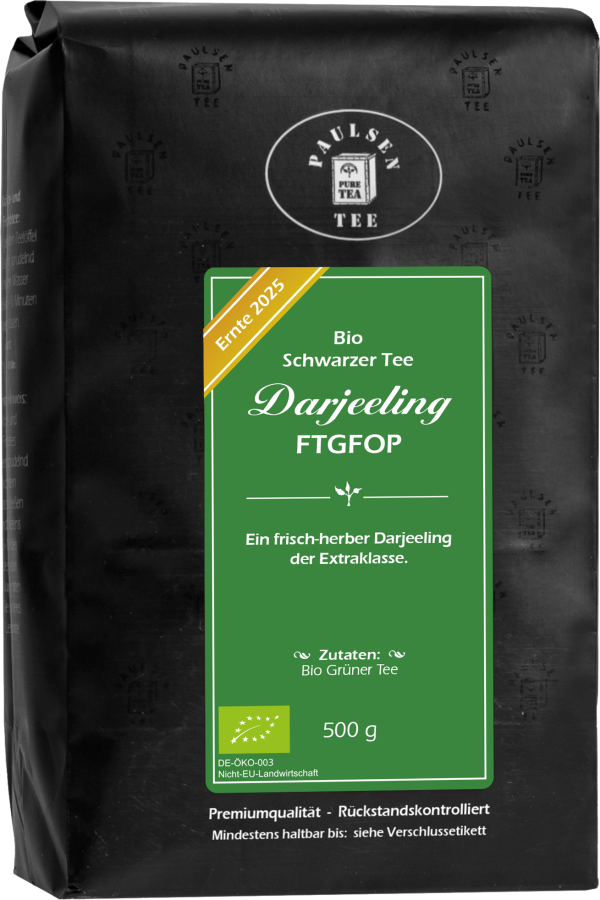 Bio Darjeeling FTGFOP , grüner Tee, Ernte 2025